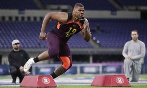 DT Quinnen Williams skips drills at Alabama pro day, to visit Cards