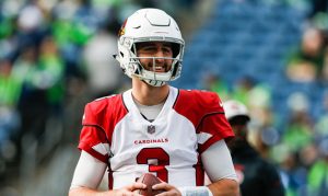 Larry Fitzgerald says Josh Rosen handling Cardinals draft buzz well