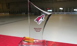Coyotes' Richardson wins inaugural Shane Doan Good Guy Award