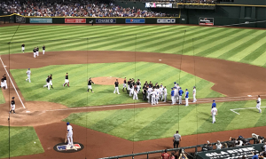 Benches clear between D-backs, Cubs after hit batter