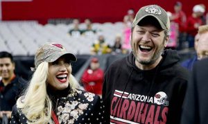 Blake Shelton shows off Cardinals man cave during NFL Draft show