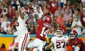 Cardinals take 'Bama S Deionte Thompson, who downplays knee issue