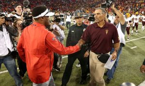 Territorial Cup: Herm Edwards and Kevin Sumlin share deep history