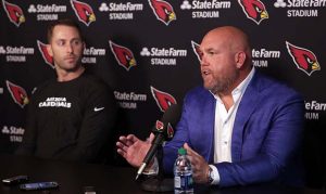 Watch: Arizona Cardinals' Keim, Kingsbury hold pre-NFL Draft presser
