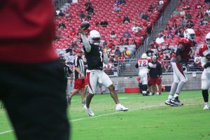 Camp K report: Kyler Murray working out kinks a week through camp