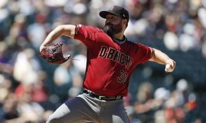 D-backs starter Robbie Ray leaves game with back spasms vs. Rockies