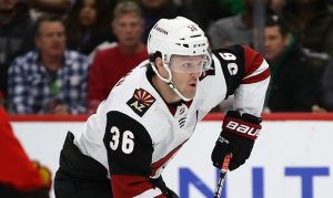 Coyotes' Christian Fischer, Lawson Crouse out with upper-body injuries