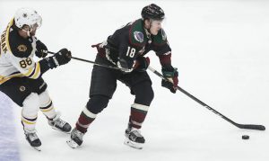 Coyotes lose home opener but aren't panicked by lack of goal-scoring