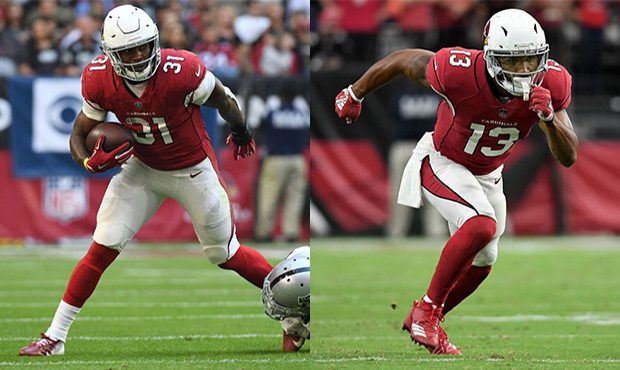 David Johnson (Photo by Jennifer Stewart/Getty Images), Christian Kirk (Photo by Jennifer Stewart/G...
