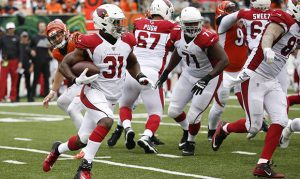 David Johnson played through back issue in Cardinals' win over Bengals