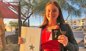 Gold medalist figure skater helps send veterans on memorable trip