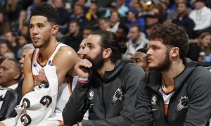 Suns' Ricky Rubio optimistic about returning, Aron Baynes out