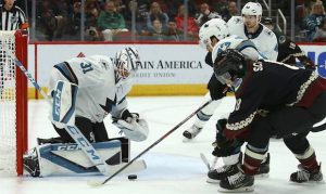 Arizona Coyotes wrap productive month with loss to Sharks