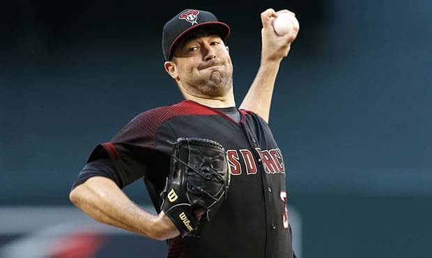Arizona Diamondbacks starting pitcher Robbie Ray throws against the San Diego Padres during the fir...
