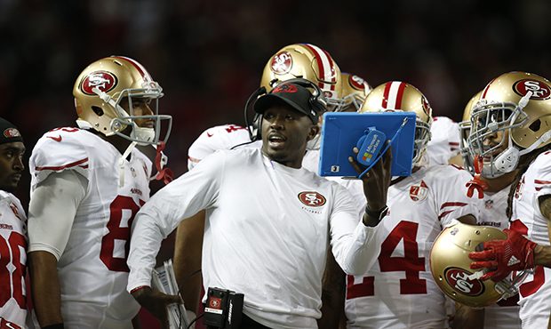 Special Teams Coordinator Derius Swinton II, then with the San Francisco 49ers. (Photo by Michael Z...