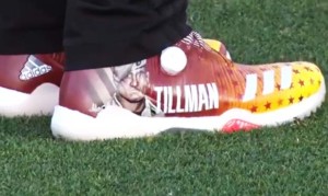 At WM Phoenix Open, Jon Rahm laces up custom Pat Tillman shoes