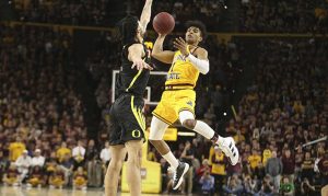 Sun Devil guards thrive in wild 2nd half, ASU upsets No. 14 Oregon at home