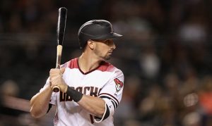 Still got it: Tim Locastro gets plunked in his 2nd spring training game