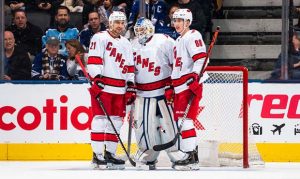 42-year-old emergency goalie earns win for Carolina vs. Maple Leafs