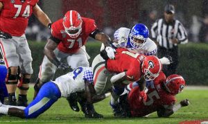 PFF: Cardinals pair Georgia tackle and running back in 2-round mock draft