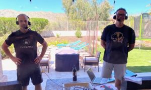Burns & Gambo join many working from home, go live from Gambo's house