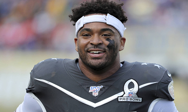 FILE - In this Jan. 26, 2020, file photo, AFC safety Jamal Adams of the New York Jets walks off the...