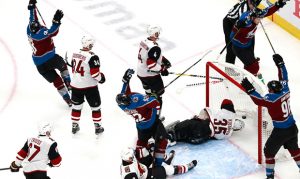 Arizona Coyotes drop Game 1 to Avalanche with late scoring flood