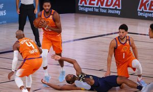 Suns use two big runs to beat Pacers, move to 4-0 in bubble