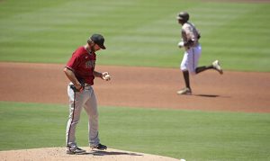 D-backs' Madison Bumgarner lasts just 2 innings in loss to Padres