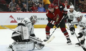 Coyotes' Nick Schmaltz out again for Game 2 vs. Predators