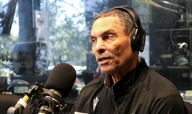 ASU football head coach Herm Edwards interviews with Doug & Wolf on 98.7 FM Arizona’s Sports ...