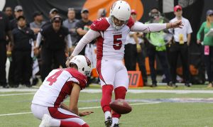 Cardinals kicker Zane Gonzalez hits career-long field goal to close 1st half