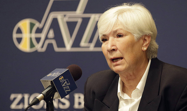 Utah Jazz owner Gail Miller (AP Photo/Rick Bowmer, File)...