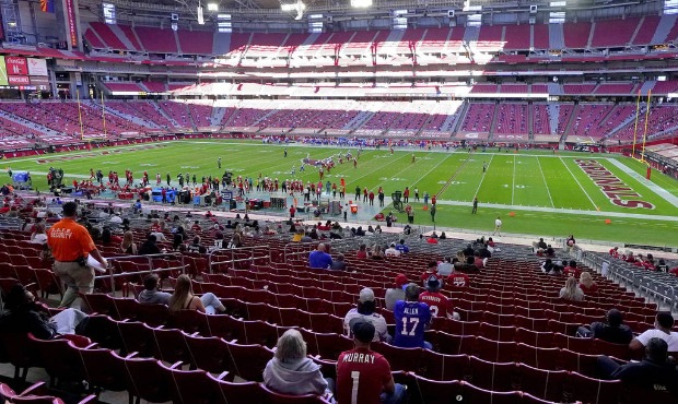 FILE - In this Sunday, Nov. 15, 2020, file photo, the Buffalo Bills and the Arizona Cardinals compe...