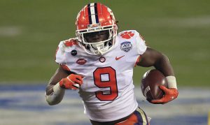 Cardinals select RB Travis Etienne is McShay's NFL mock draft