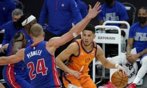 Suns get control against Pistons, maintain it for comfortable victory