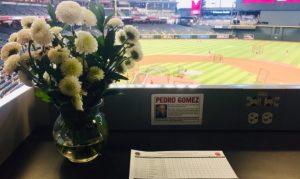 Diamondbacks honor late journalist Pedro Gomez with seat in press box