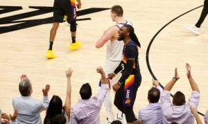 Suns capitalize on electric home-court advantage in rout of Nuggets