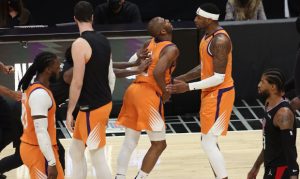 Clippers' Patrick Beverley suspended 1 game for pushing Suns' Chris Paul