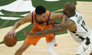 Suns SG Devin Booker to set NBA record for most points in 1st playoffs