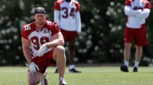 Cardinals' J.J. Watt misses practice with hamstring issue, put on PUP list