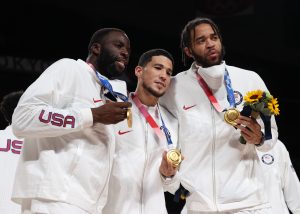JaVale McGee joins first mother-son gold medal duo in US Olympic history