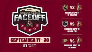 Coyotes release roster for 2021 Rookie Faceoff tournament