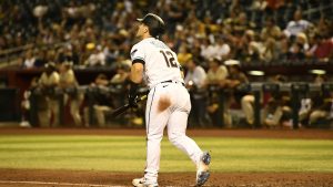Bumgarner's stellar outing ends with Varsho's walk-off homer in D-backs win