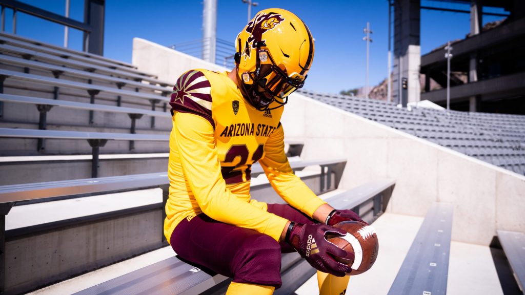 asu football helmet 2021 ASU to rock new Valley Heat Reverse Retro uniform vs. Colorado