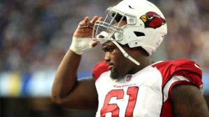 Arizona Cardinals C Rodney Hudson on COVID-19 list, out vs. Lions