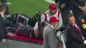 Cardinals' Ward, Packers' Hill carted off field after scary collision on kickoff