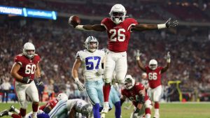 Former ASU running back Eno Benjamin scores 1st career TD for Cardinals