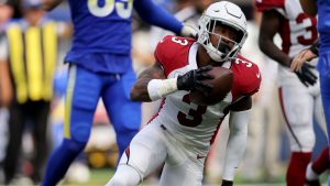 Budda Baker hints at blitzing Rams' Matt Stafford but 'can't spoil sauce'