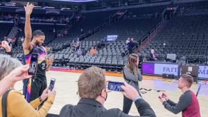 Suns F Mikal Bridges dished literal rock to help marriage proposal